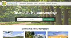 Desktop Screenshot of natuurcamping.nl